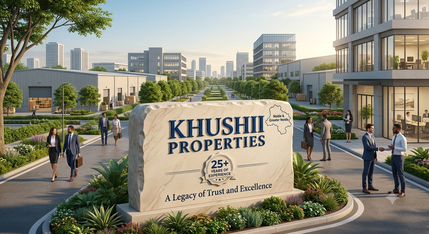 Khushii Properties, Industrial property Noida, Industrial Real Estate Consultant, Real Estate Lease & purchase factory, warehouses in NOida, lease factory , rent a factory, factory in phase 3 for sale,